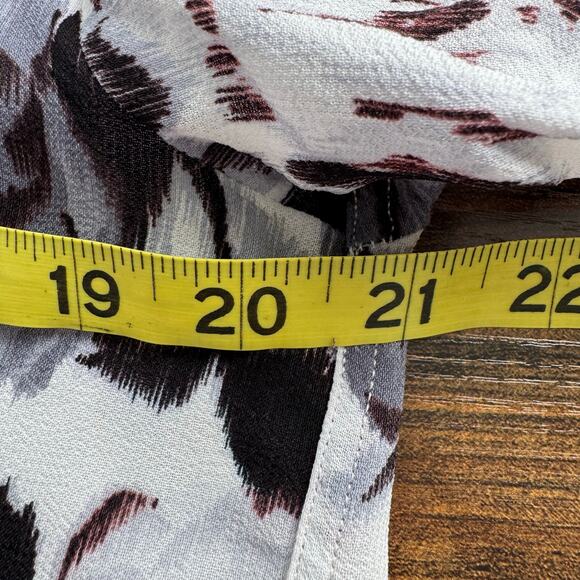 Rare Vintage Bellows Brut French Floral Button Down Blouse - Picture 7 of 8